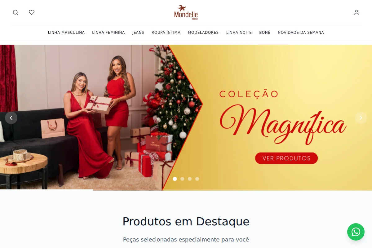 Screenshot de Mondelle Brasil